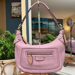 COACH Bag Penelope Lilac Lavender Pebbled Leather Shoulder Bag Vintage.
